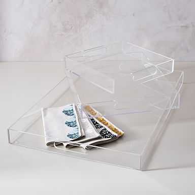 Fishs Eddy Gilded Cafe Mirror Tray - Brass